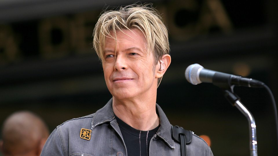 David Bowie on stage